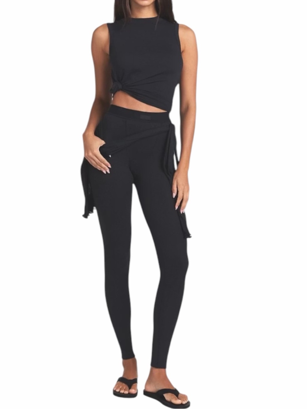 NEW SKIMS Cotton Rib Legging Size Small